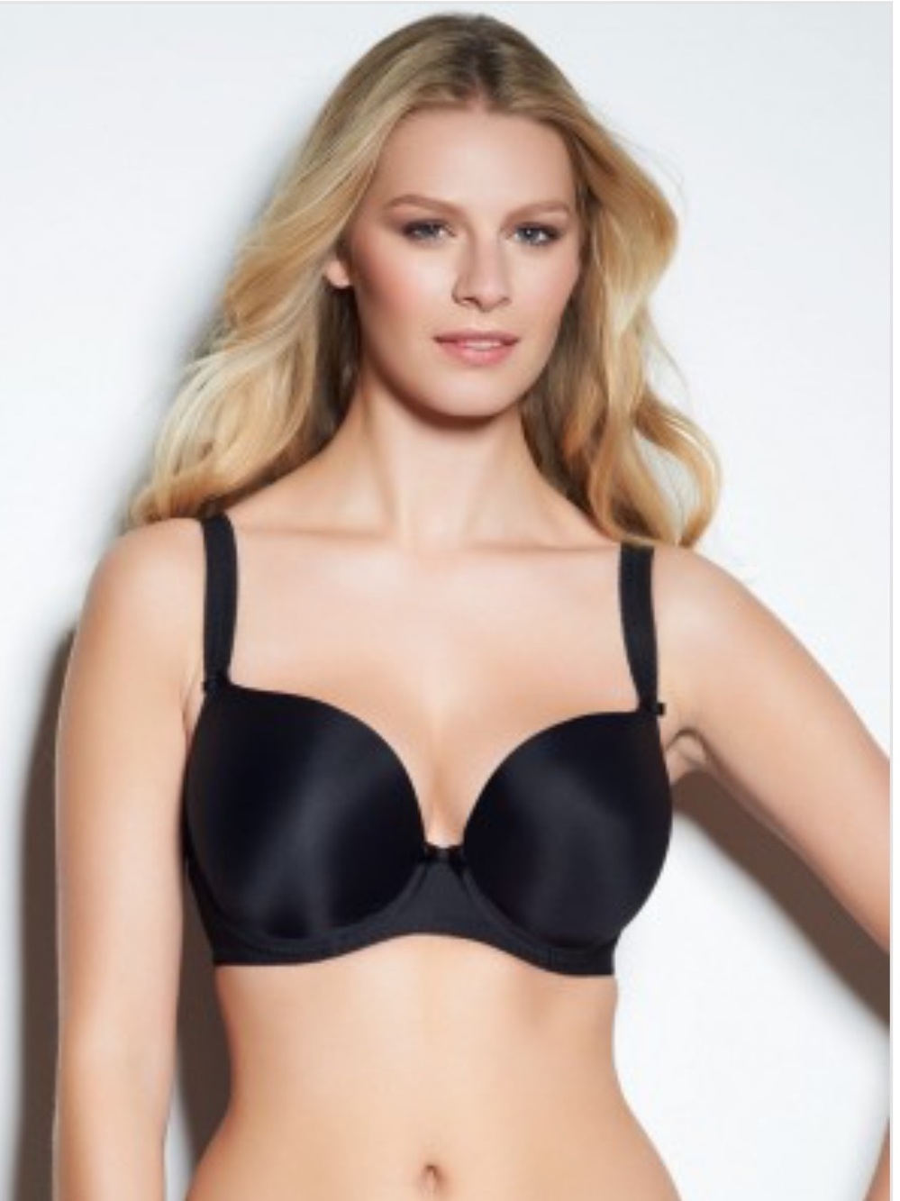 Freya Deco Molded Plunge Bra Black Size 34DD NEW NWT